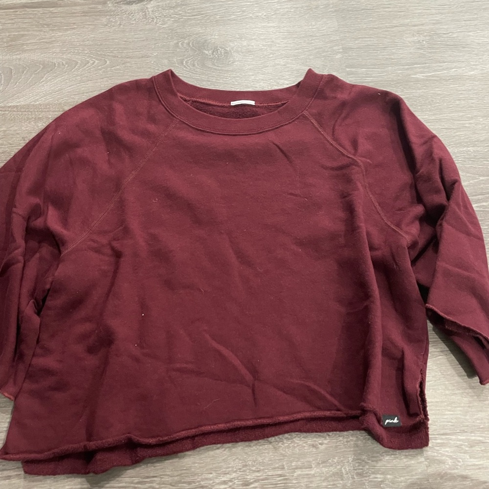 VS Pink sweatshirt.